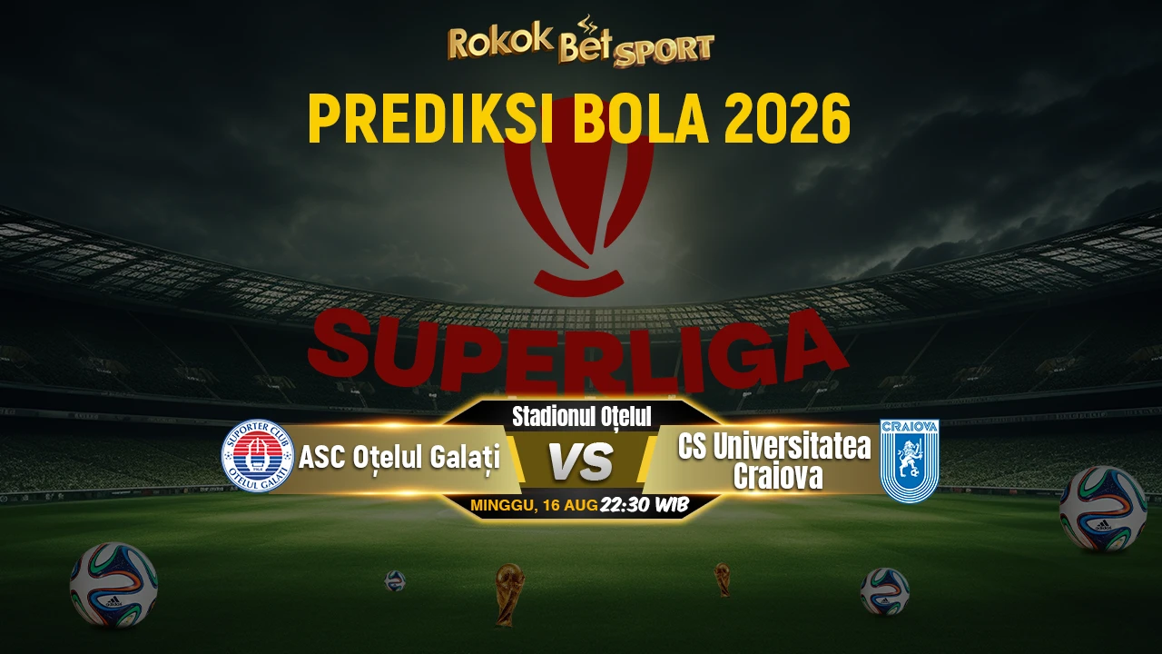 Prediksi Kami ASC Oțelul Galați Vs CS Universitatea Craiova